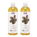 NOW Solutions, Jojoba Oil, 100% Pure Moisturizing, Multi-Purpose Oil for Face, Hair and Body, 16-Ounce (Pack of 2)