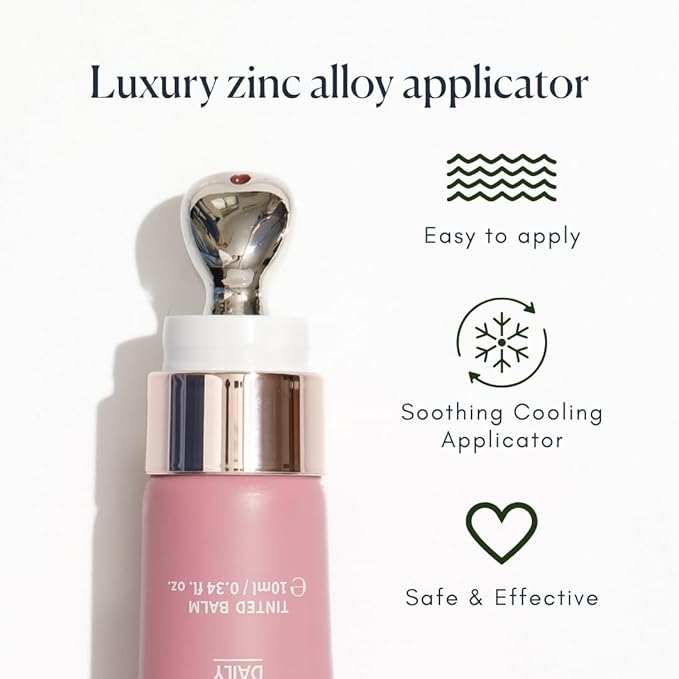 Daily Tinted Balm For Lips And Cheeks, With Shea Butter, Squalane, Ceramide, Vegan, Fragance-Free, Beeswax-Free, Petrolatum-Free, Best for Dry, Chapped Lips 0.34fl. oz. (Daily (Tinted))