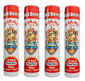 Mixed Berry Flavor Lip Balm, 100% Natural with Ghee, Avocado Oil, Organic Coconut Oil, Non-Toxic, Best for Dry, Chapped Lips - Moisturizing, Healing, Chemical-Free (4 pcs)