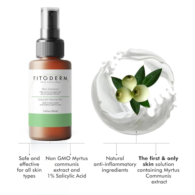 Botanical Skin Care Spray Collection | Myrtus Extract | Daily Hydrating Cosmetic Care for Skin Face Mist Hydrating Spray 100ml (Acne & Pimples, 3.38 Fl Oz)