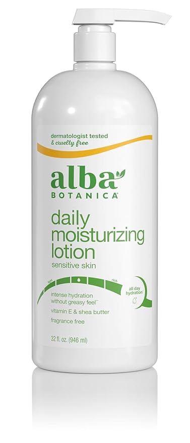 Alba Botanica Lotion Emollient Unscented, 32 Fl Oz