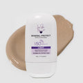 Mineral Protect Tinted Sunscreen SPF 50 PA+++ – Light Tint | 100% Mineral, Reef-Safe, Chemical-Free, Unscented, Daily Face Sunscreen
