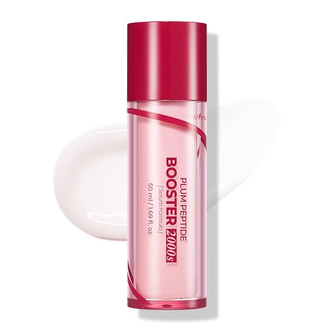 ISNTREE Plum Peptide Booster 2000s – Firming & Hydrating Serum with Vegan Collagen & 5 Peptides – Korean Skincare – 50ml / 1.69 fl oz