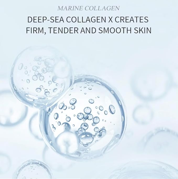 Collagen Sheet Face Mask (10 Pack), Hydrating & Firming Facial Masks with Hyaluronic Acid + Witch Hazel, For Dry, Sensitive, Mature Skin, Women & Men