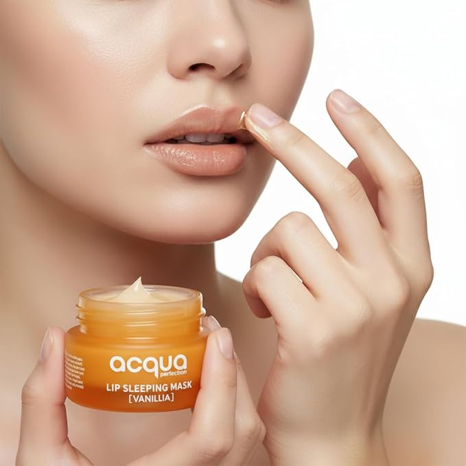Overnight Lip Sleeping Mask - Intense Moisture Lip Night Treatment with Shea & Murumuru Butter - Hydrating Lip Care & Repair for Dry Cracked Lips, 8 Hour Hydration