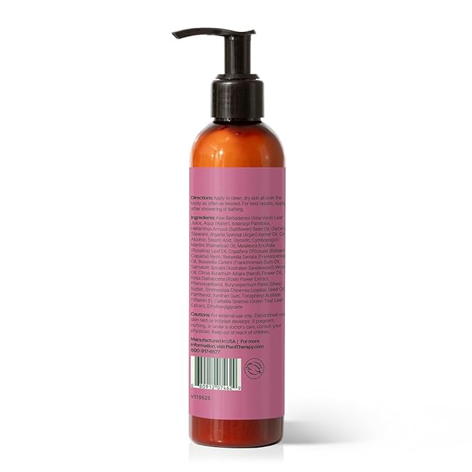Plant Therapy Anti Age Body Lotion with Argan, Aloe & Shea 8 oz Firms, Smooths, and Deeply Hydrates, Rich in Antioxidants for Age Defense, Aromatherapeutic Blend Nurtures Aging Skin