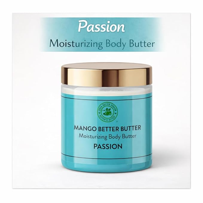Passion Mango Better Butter – Handmade Whipped Body Butter for Deep Moisture & Soft Skin 7 oz