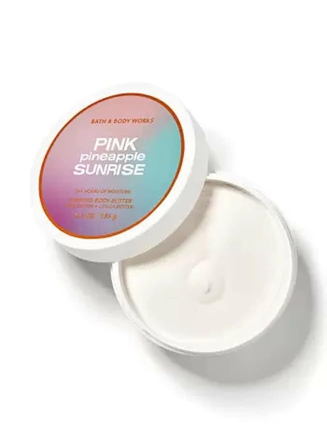 Bath and Body Works Body Care 24+ Hours Moisture Body Butter - w/Shea & Coco Butter - 6.5 oz (Pink Pineapple Sunrise)