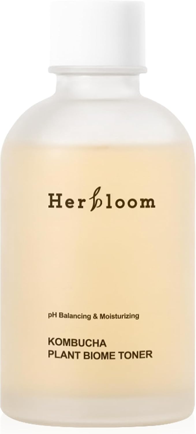 Herbloom Organic Kombucha Biome Toner - Hydrating Facial Toner with Triple Hyaluronic Acid, Skin Toner, Toner for Oily Skin, Face Toner, Vegan Korean Skincare, 5.07fl.oz.