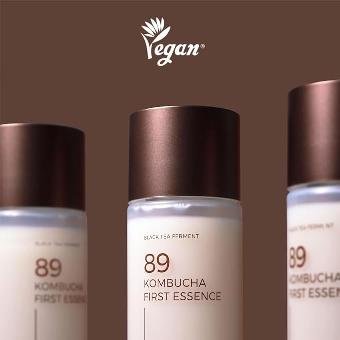 PRETTYSKIN Vegan Kombucha 62% Facial Essence – Hydrating & Lightweight Korean Skincare for Smooth, Balanced Skin – 5.07 fl. oz.