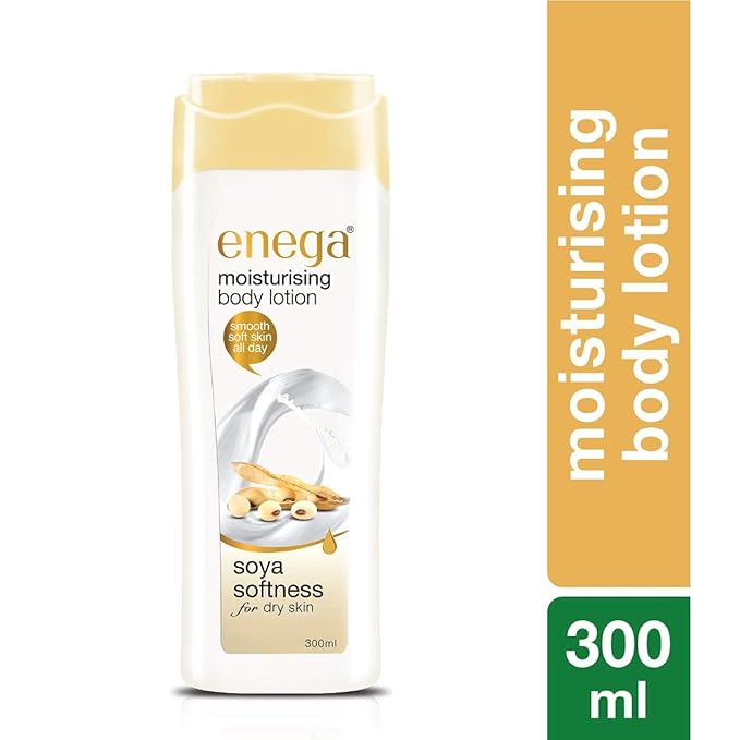 Soya Softness Moisturising Body Lotion, 300 ML (10.14 Ounces) – Soya-Infused Lotion for Dry Skin, Providing Smoothness and Softness