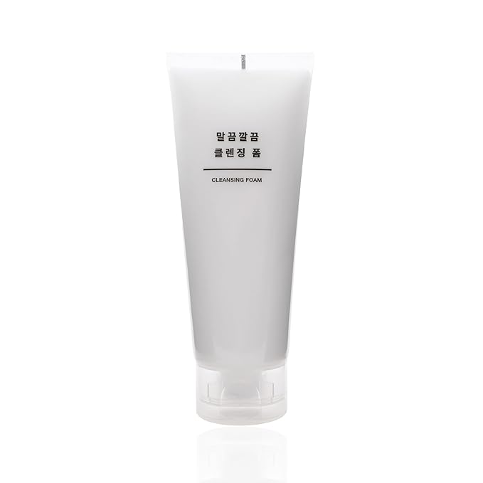 Korean Facial Cleanser 150ml - Sunflower Seed Oil Infused - Deep Sea Water from Ulleungdo - Foaming Face Wash for Women - Removes Makeup & Impurities - Gentle Cleanser with Recyclable Packaging