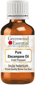 Greenwood Essential Pure Elecampane Oil (Inula helenium) Cold Pressed 10ml (0.33 oz)