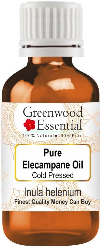 Greenwood Essential Pure Elecampane Oil (Inula helenium) Cold Pressed 10ml (0.33 oz)