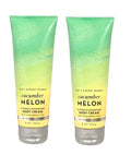 Bath & Body Works Ultimate Hydration Body Cream For Women 8 Fl Oz 2- Pack (Cucumber Melon)