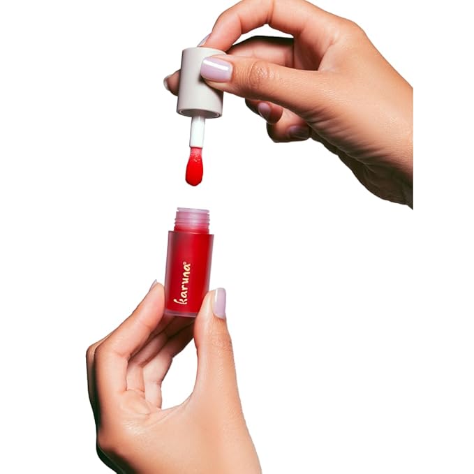 Karuna Skin - Tinted Lip Oil, Soothing & Moisturizing Lip Products with Peptides, Antioxidants, Hydrating Flattering Vegan Lip Tint (Embrace)