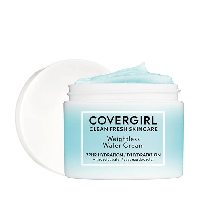 COVERGIRL Clean Fresh Skincare Weightless Water Cream, 2.0 Oz
