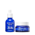 Parnell Squalane Hydrating Duo | Serum 20% & Cream 15% Set | Mineral Water, High Potency Squalane for Deep Moisture Lock & Skin Barrier Support K-Beauty