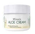 Deluvia Miracle Aloe Cream | Face & Body Moisturizer with Vitamin E & Organic Aloe Vera | Hydrating, Soothing for Dry Skin | Psoriasis, Eczema - 2 oz Compact Travel Size