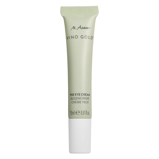M. Asam VINO GOLD Eye Cream (15ml) – Eye Cream Anti Aging with Grape Antioxidants, Smooths & Firms, Hydrating Skincare for Tired Eyes, Vegan Cream for Puffiness, Fine Lines & Wrinkles