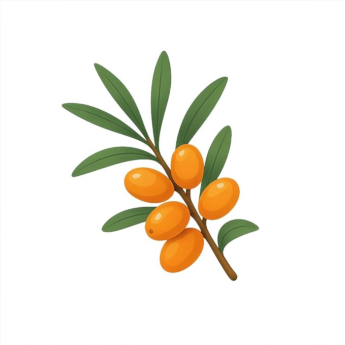 Sea Buckthorn Berry Oil, Brighten & Revitalize, Pure Botanical Luxury Face Oil, Organic Cold-Pressed