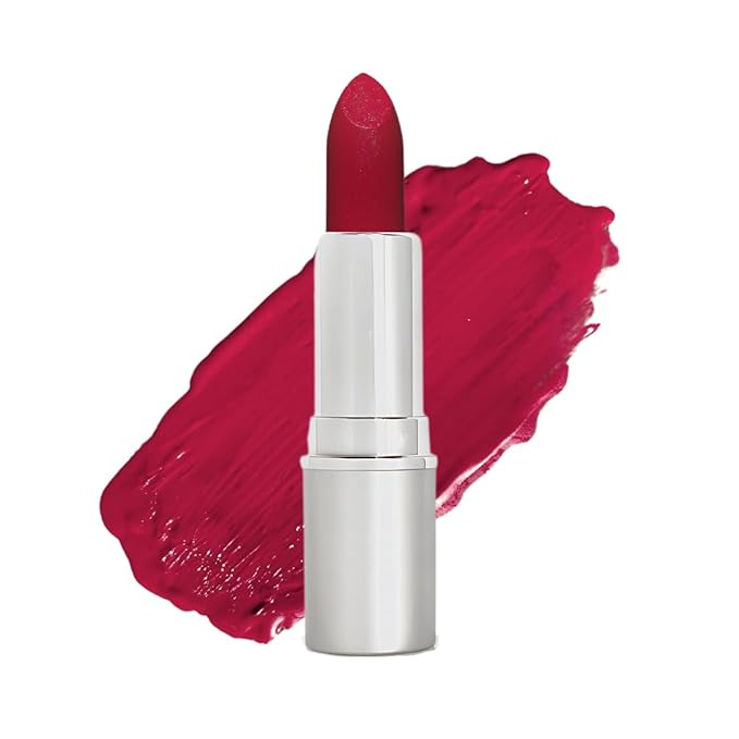 Honeybee Gardens Truly Natural Long Lasting Lipstick, Risque, Medium to Deep Red Wine, Naturally Hydrating & Nourishing, Vegan, Gluten-Free & Cruelty-Free, 0.11 oz / 3 g