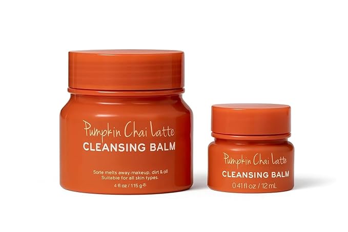 Pumpkin Chai Latte Cleansing Balm, Bonus Travel Size Jar