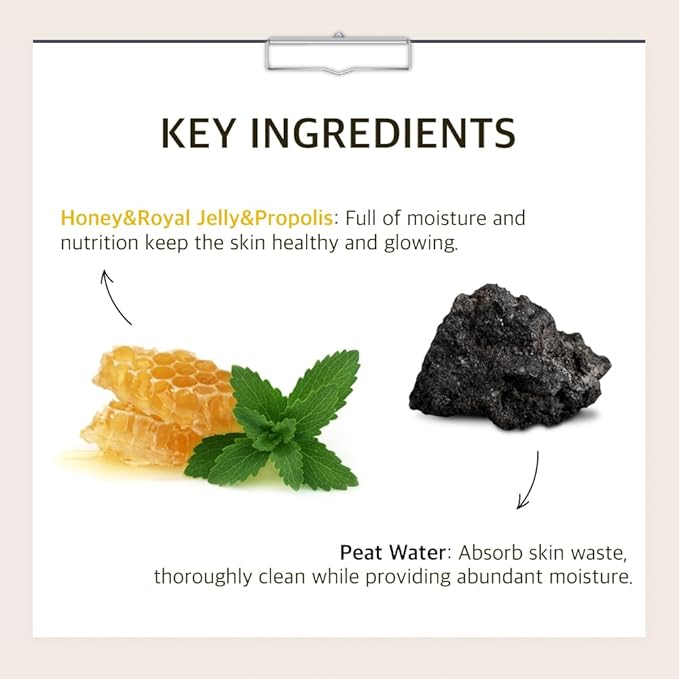 Papa Recipe Bombee Black Honey Sheet Mask 10 Sheets – Sensitive Skin Friendly, Pore Purifying & Smoothing Skin Texture for Clearer Skin, Korean Skincare Face Mask for Dry & Dull Skin