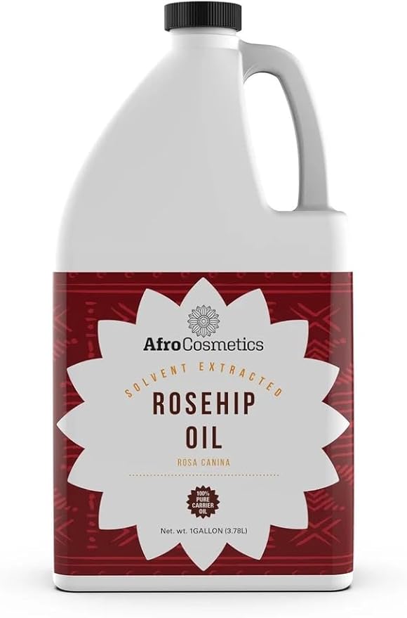 Rosehip Seed Oil, All Natural Unrefined Extra Virgin Cold Pressed Moisturizer for Massage, Skin, Face, Hair, Body, Soap Bulk Wholesale (64 oz)