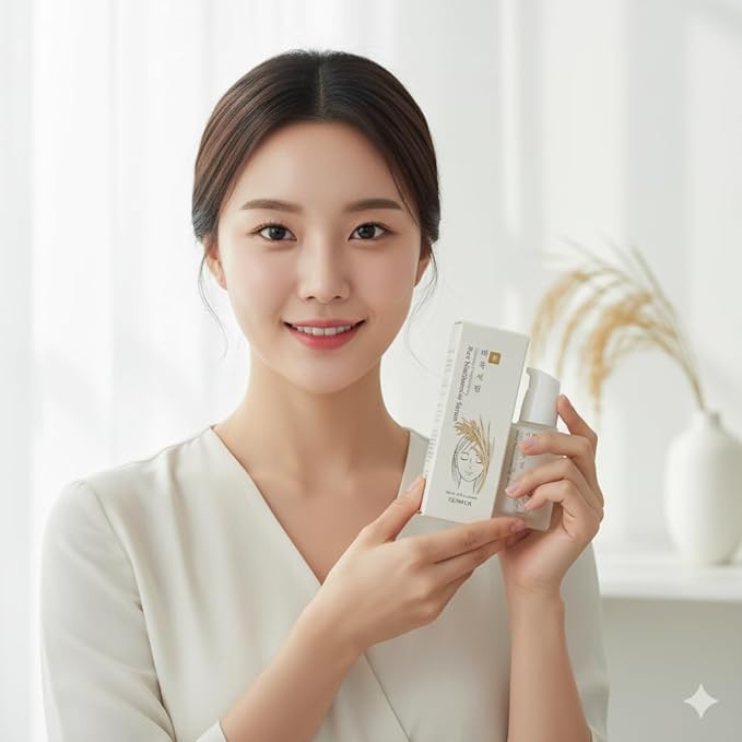 Rice Niacinamide Serum, Hydrating, Revitalizing Facial Serum