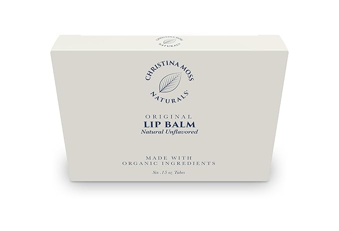 Christina Moss Naturals Lip Balm, Natural and Organic Ingredients