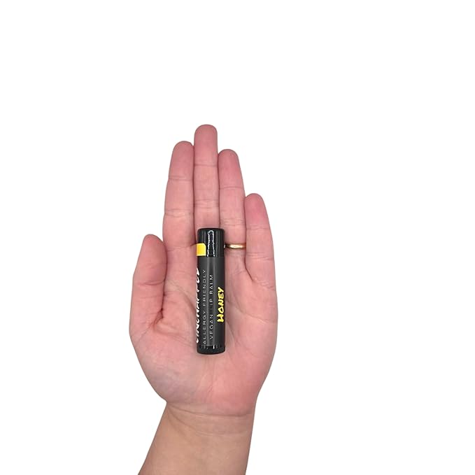 Vegan Lip Balm - All Natural and Free of Beeswax, Soy, Nut, and Top 9 Food Allergens (Honey)