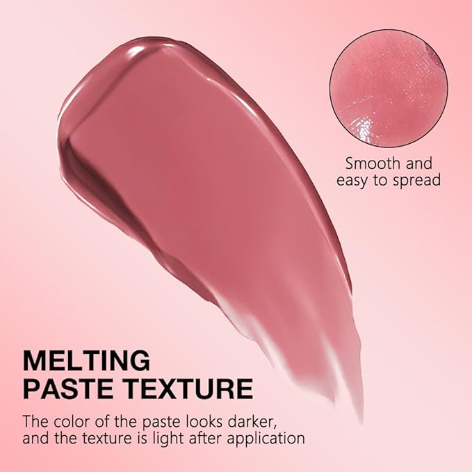Pink Cherry Nude Tinted Lip Balm, Sheer Hydrating Glossy Lipstick for All Skin Types - Natural Moisturizing Lip Tint, Long Lasting Waterproof