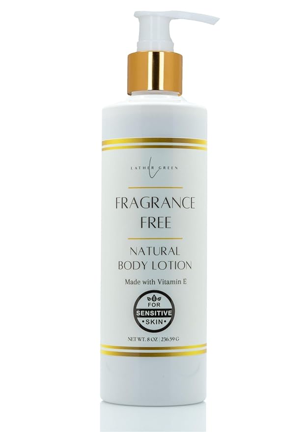 Fragrance-Free Natural Body Lotion with Deep Hydration & Soothing Relief – 8 oz