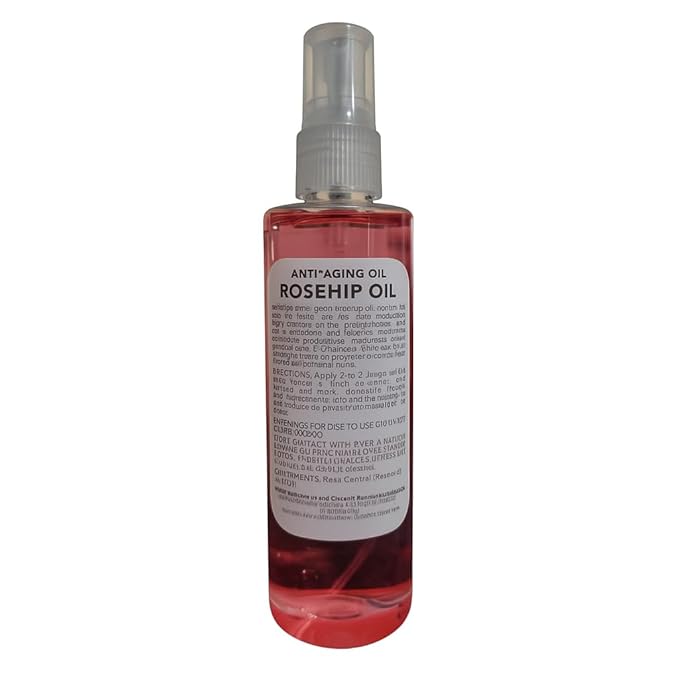 Florigan Organic's Rosehip Oil, Natural Skin Care, Anti-Wrinkle Treatment, 4.22 Fl oz/Aceite de Rosa mosqueta, 125 ml