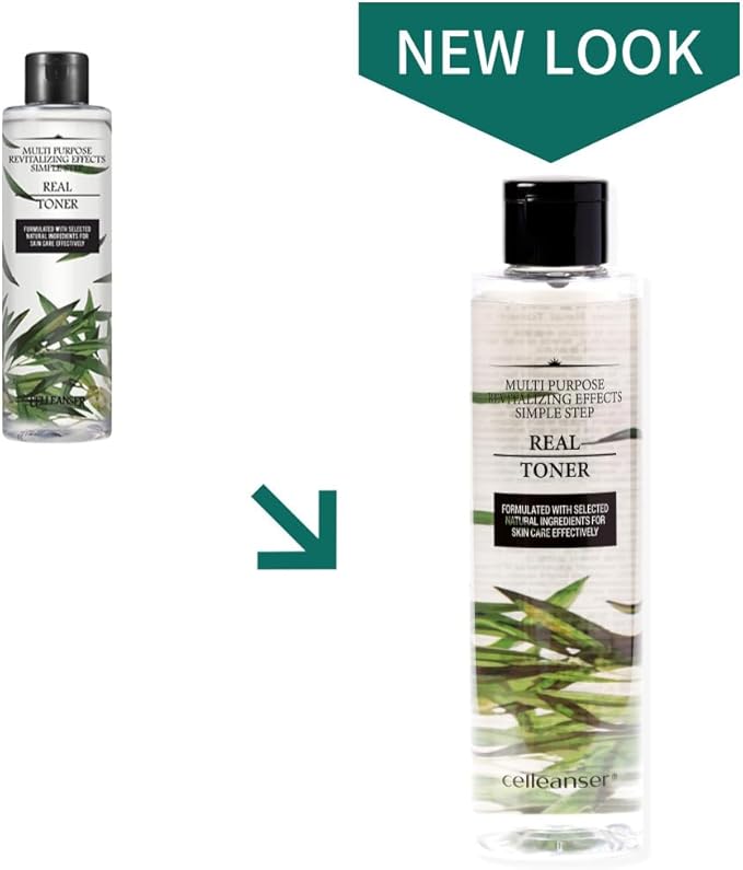 Real Toner-Facial Toner with Tea Tree Extract for Soothing, Clarifying and Hydrating Skin, Alcohol-Free, Vegan, 6.76 oz