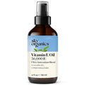 Sky Organics Vitamin E Oil Blend for Face, Organic Antioxidant Facial Oil, 36,000 IUs to Deliver Reparative Moisture and Soothe Dry, Damaged Skin, 100% Pure & Cold-Pressed, 3.97 fl oz, 117 ml