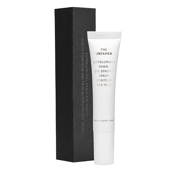 The Untamed Superluminal Dawn Eye Serum – Helps Refresh and Improve the Apperance of Under Eye Area –Brightening & Hydrating Skincare with Vitamin C, Poppy Flower & Cocoa Seed – 1 fl oz