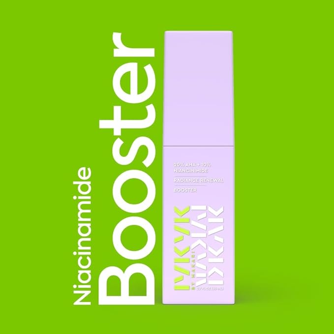 IYKYK by Makari 20% AHA + 10% Niacinamide Booster Serum 2 Pack | Gentle Body Exfoliation with Glycolic & Lactic Acid to Smooth Skin | Enhance Appearance, and Reveal Radiant Softness