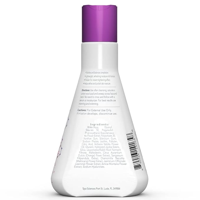 SPA SCIENCES - Micellar Water - Made in the USA - With Hyaluronic Acid & Chamomile, Cucumber, Seaweed Extracts - Soothe, Cleanse, Protect - Vegan - For All Skin Types - 6.76oz