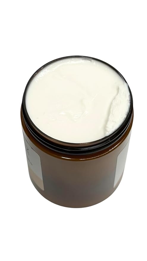 LE SHEA Cocoa Butter Cashmere Body Butter, Vegan Skin Cream Moisturizer, Shea Butter, Mango, Vitamin E Oil Hydrating Skin Plant Based Care Thick Lotion for Dry Sensitive Dry Cracked Hands Feet 8 oz