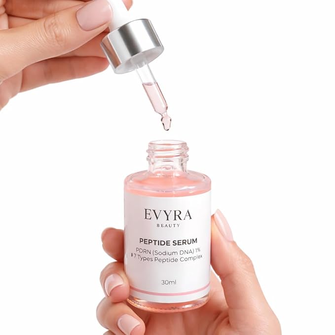 PDRN Renewal Serum – Advanced 7 Peptide Complex with PDRN (Sodium DNA) 1%, Collagen & Ceramide NP, Hydrating & Firming Pink Glow – 30ml