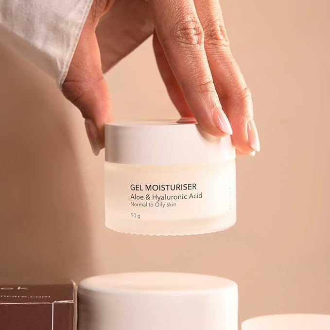 Gel Moisturiser Aloe & Hyaluronic – Lightweight Hydration for Normal to Oily Skin | Vegan, No Toxins, No Fragrance