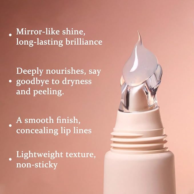 Tinted Lip Serum Melting Lip Balm, Hydrating Tinted Lip Balm For A Glossy Finish & Soft, Nourished Lips with Plumping Polypeptides, Supple Lips, Vegan & Cruelty-Free (04#Candy Lane)