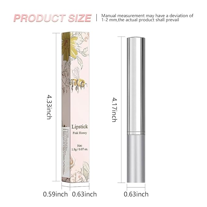 Pink Cherry Nude Tinted Lip Balm, Sheer Hydrating Glossy Lipstick for All Skin Types - Natural Moisturizing Lip Tint, Long Lasting Waterproof