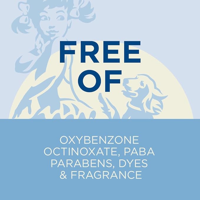 Coppertone Pure and Simple Zinc Oxide Mineral Sunscreen Lotion SPF 50, Water Resistant Sunscreen for Sensitive Skin, Hypoallergenic and Fragrance Free, 6 Fl Oz Bottle