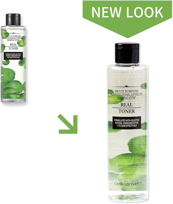 Real Toner-Facial Toner with Centella Asiatica Extract for Soothing, Protecting and Hydrating Skin, Alcohol-Free, Vegan, 6.76 oz