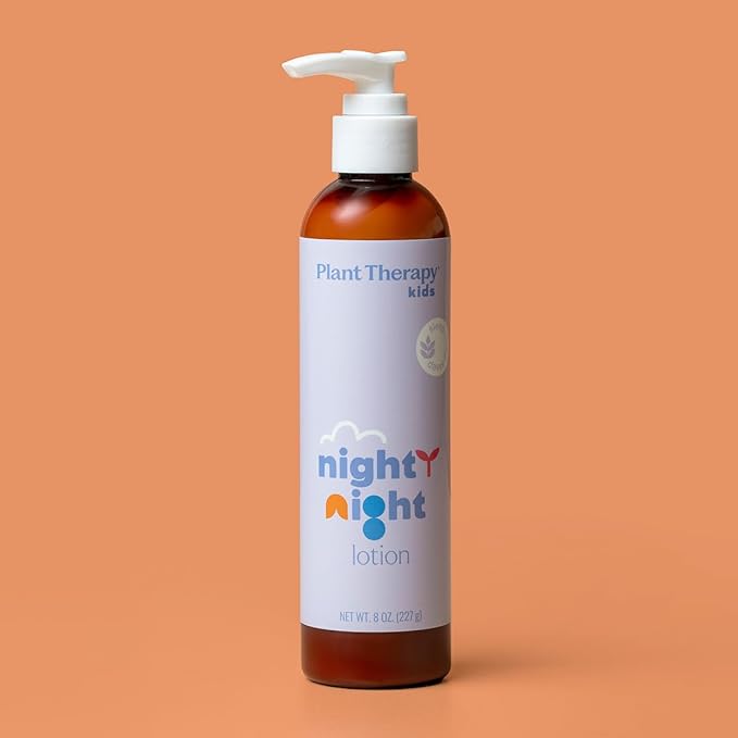 Plant Therapy Kids Nighty Night Lotion 8 oz Helps Promote Restful Sleep, Softens & Soothes Skin, Perfect for Nighttime Wind-Down