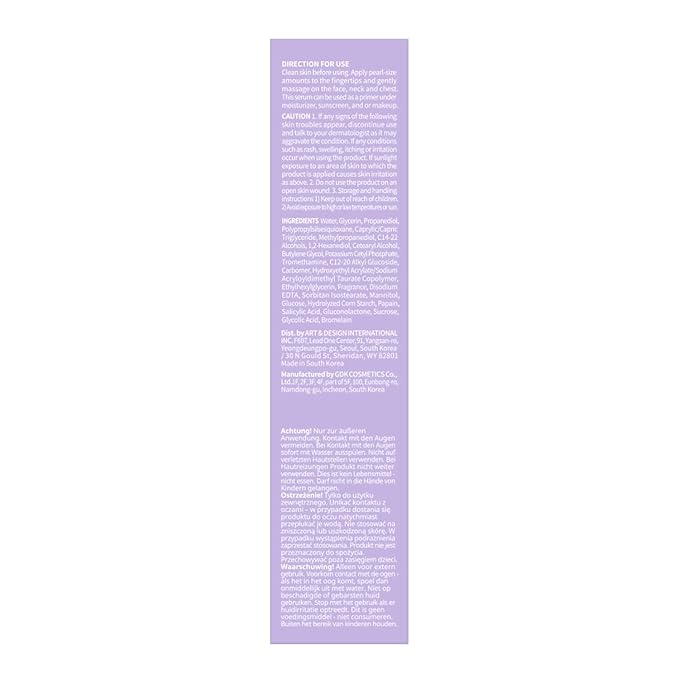 AHA BHA Serum Korean Overnight Face Serum, Acne Serum for Oliy & Sensitive Skin, Exfoliating Face Serum P.M, AHA BHA PHA, Papain, Cell Turnover Refine Serum Cream 50g