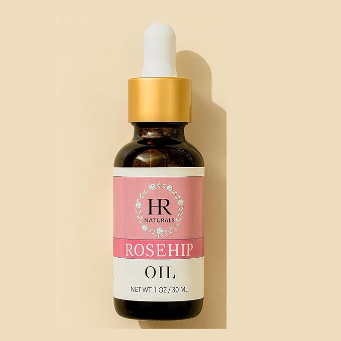 Unrefined Organic Virgin Cold-Pressed, Botanical Moisturizing Oil, Rich in Antioxidants, For all Skin Type, Multi-use for Face, Hair, Nails (Rosehip oil)